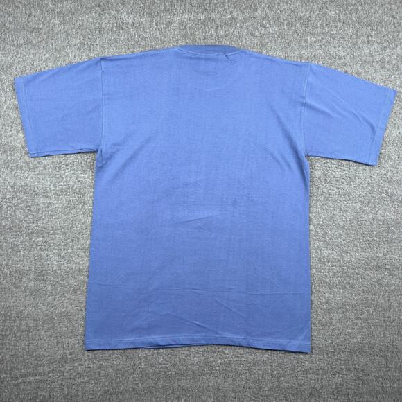 Vintage Mauritius Yacht Club T-Shirt Men's Medium Blue Ocean Private Rich NWT - Picture 5 of 7